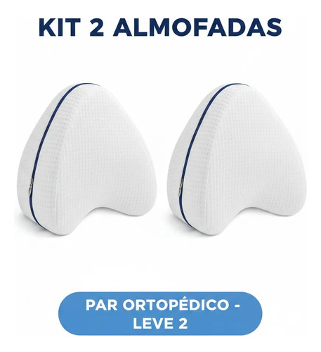 Kit 2 Almofadas Travesseiro De Pernas Ortopedico Par — foto 5